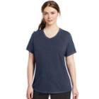 Plus Size Champion V-neck Tee, Women's, Size: 1xl, Dark Blue