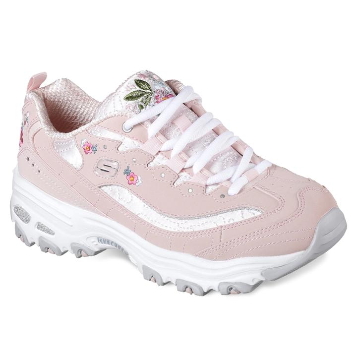 Skechers D'lites Bright Blossoms Women's Shoes, Size: 10, Blue