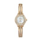 Armitron Women's Crystal Half-bangle Watch - 75/5296mpgp, Multicolor