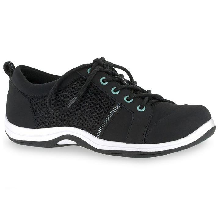 Easy Street Sport Buffy Women's Comfort Sneakers, Size: Medium (11), Black