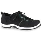 Easy Street Sport Buffy Women's Comfort Sneakers, Size: Medium (11), Black
