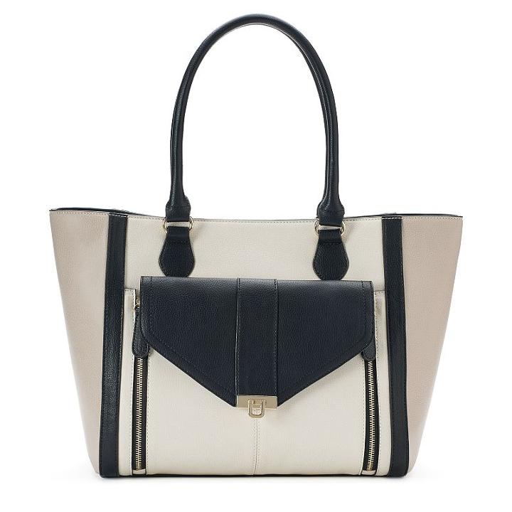 Apt. 9&reg; Olivia Double Zip Tote, Women's, White Oth