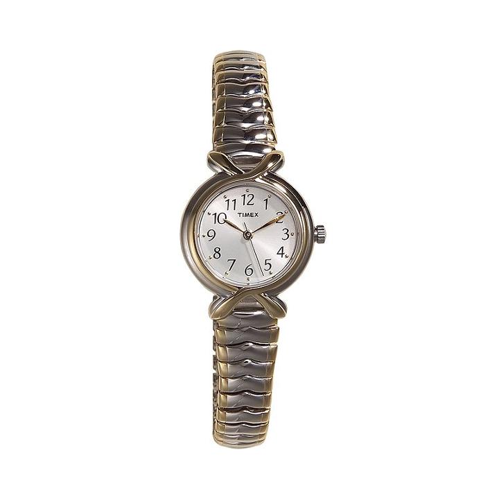 Timex Women's Two Tone Stainless Steel Expansion Watch - T21854kz, Multicolor