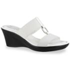 Tuscany By Easy Street Marietta Women's Wedge Sandals, Size: Medium (11), White