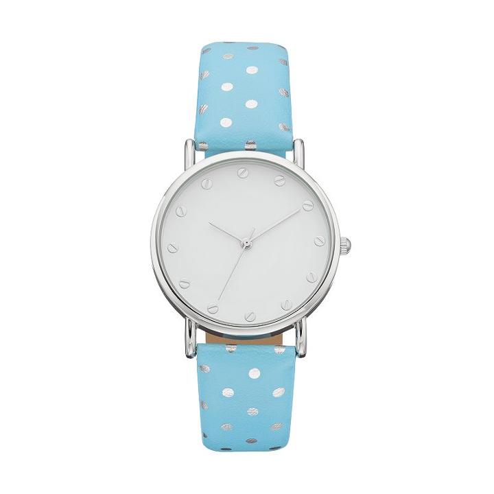 Women's Polka Dot Watch, Size: Medium, Green