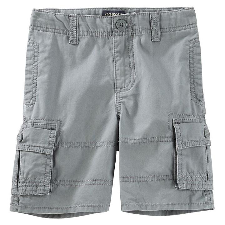 Boys 4-8 Oshkosh B'gosh&reg; Cargo Shorts, Boy's, Size: 6, Grey