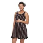 Maternity A:glow Fringe Shift Dress, Women's, Size: S-mat, Oxford