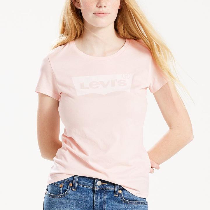 Women's Levi's Batwing Logo Tee, Size: Xl, Pink