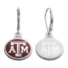 Fiora Texas A & M Aggies Sterling Silver Team Logo Drop Earrings, Girl's, Multicolor
