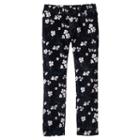 Girls 4-7 Sonoma Goods For Life&trade; Floral Corduroy Pants, Girl's, Size: 6, Black