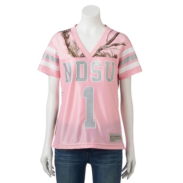 Women's Realtree North Dakota State Bison Game Day Jersey, Size: Xl, Pink