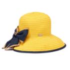 Women's Betmar Malta Back Bow Sun Hat, Brt Yellow