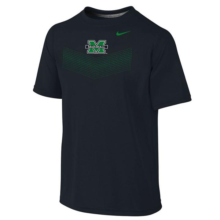 Boys 8-20 Nike Marshall Thundering Herd Legend Tee, Boy's, Size: Small, Black