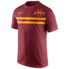Men's Nike Iowa State Cyclones Team Stripe Tee, Size: Xl, Med Red