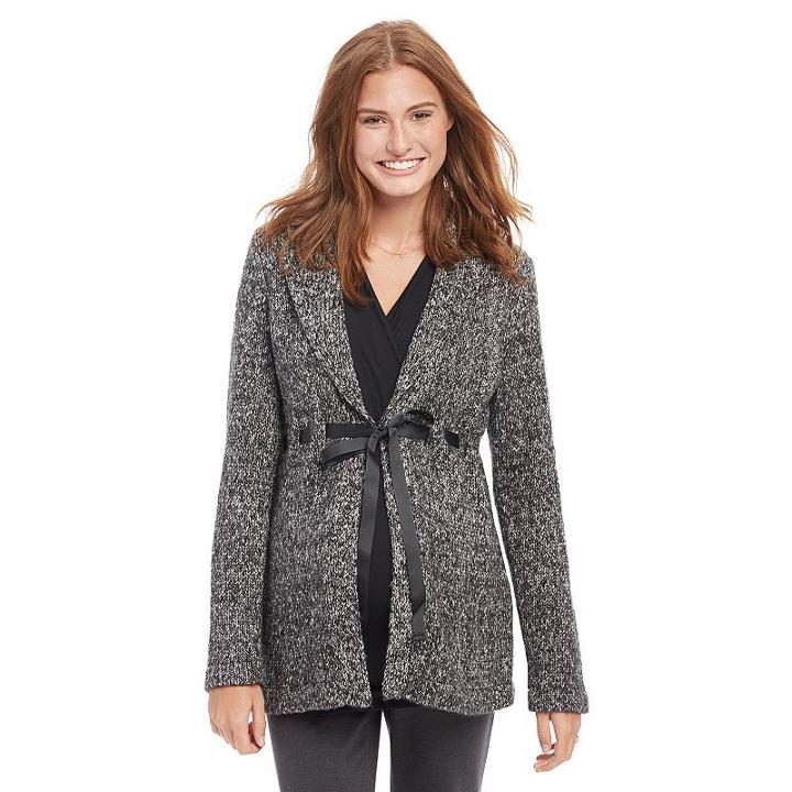 Maternity Oh Baby By Motherhood&trade; Marled Cardigan, Women's, Size: Medium, Ovrfl Oth