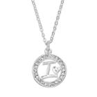 Crystal Initial Pendant Necklace, Women's