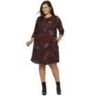 Plus Size Apt. 9&reg; Print Swing Dress, Women's, Size: 3xl, Paisley Print