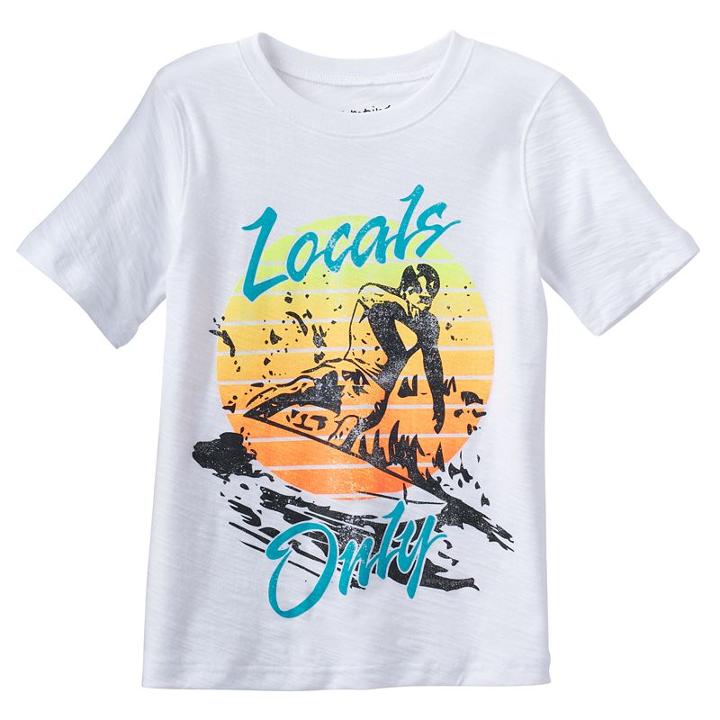 Boys 4-10 Jumping Beans&reg; Slubbed Graphic Tee, Boy's, Size: 7x, White