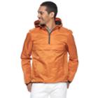 Men's Xray Reflective Hooded Quarter-zip Pullover Jacket, Size: Xl, Med Orange