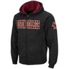 Men's Boston College Eagles Full-zip Fleece Hoodie, Size: Medium, Grey (charcoal)