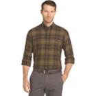 Men's Arrow Saranac Regular-fit Plaid Flannel Button-down Shirt, Size: Small, Dark Green