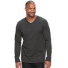 Big & Tall Apt. 9&reg; Premier Flex Classic-fit Stretch V-neck Tee, Men's, Size: 4xb, Dark Grey