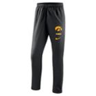 Men's Nike Iowa Hawkeyes Therma-fit Pants, Size: Small, Black