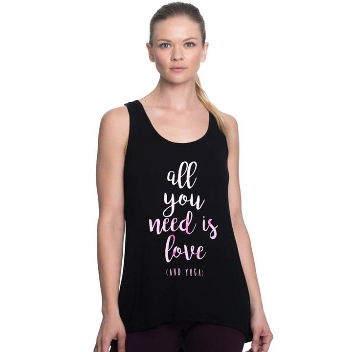 Women's Gaiam Harmony Graphic-print Yoga Tank, Size: Medium, Oxford