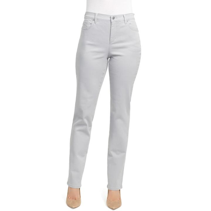 Petite Gloria Vanderbilt Amanda Classic Tapered Jeans, Women's, Size: 14 Petite, Med Grey