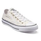 Adult Converse Chuck Taylor All Star Metallic Dot Sneakers, Women's, Size: M7w9, White