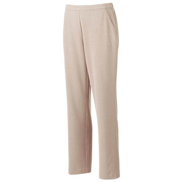 Women's Dana Buchman Midrise Comfort-waist Pull-on Pants, Size: 4, Med Grey