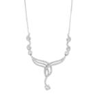 Forever Brilliant 14k White Gold 3 1/2 Carat T.w. Lab-created Moissanite Necklace, Women's, Size: 18