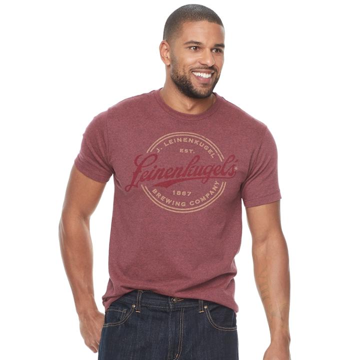 Men's Leinenkugel's Beer Logo Tee, Size: Large, Dark Red
