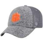 Adult Top Of The World Clemson Tigers Fragment Adjustable Cap, Men's, Med Grey