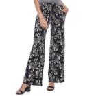 Juniors' Joe B Tie Front Wide-leg Pants, Teens, Size: Medium, Grey Other