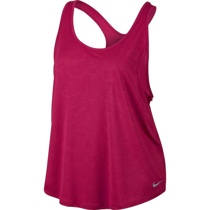 Plus Size Nike Running Tank, Women's, Size: 1xl, Brt Red