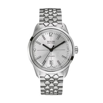 Bulova Men's Accu Swiss Stainless Steel Automatic Watch - 63b177, Grey