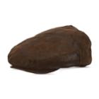 Men's Stetson Weathered Leather Ivy Cap, Size: Medium, Brown