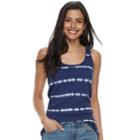Women's Sonoma Goods For Life&trade; Essential Ribbed Tank, Size: Xxl, Dark Blue