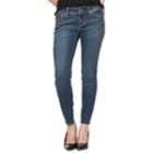Women's Apt. 9&reg; Embellished Modern Fit Skinny Jeans, Size: 14, Med Blue