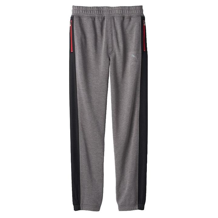 Boys 4-7 Puma Woven Mesh Pants, Boy's, Size: 4, Grey (charcoal)