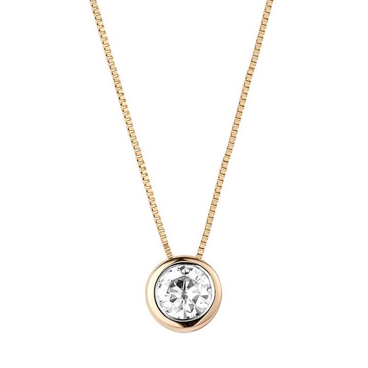 Forever Brilliant 14k Gold 1/2 Carat T.w. Lab-created Moissanite Pendant, Women's, Size: 18, White