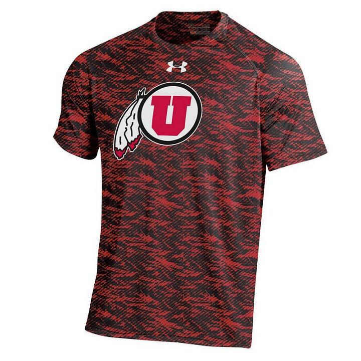 Men's Under Armour Utah Utes Tech Novelty Tee, Size: Small, Ute Red