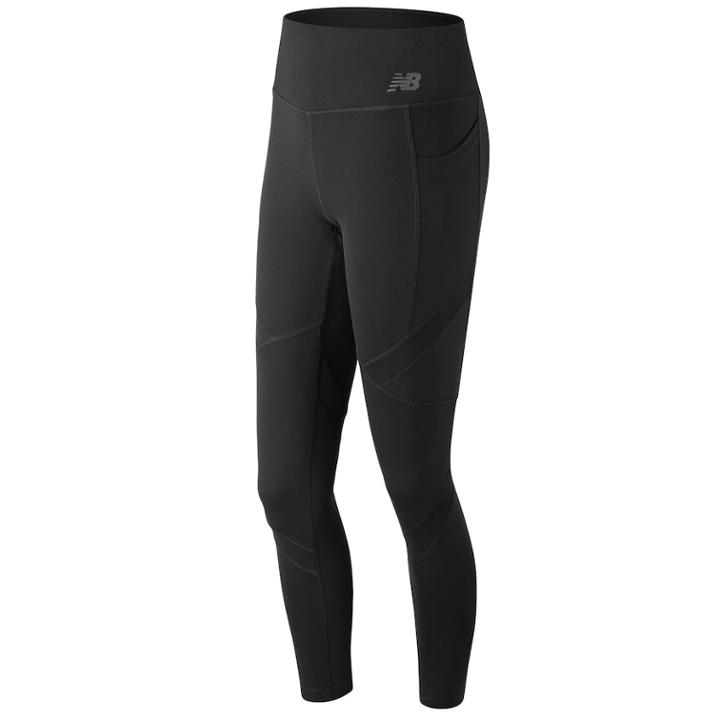 Women's New Balance Transform Side Pocket High-waisted Leggings, Size: Xl, Black