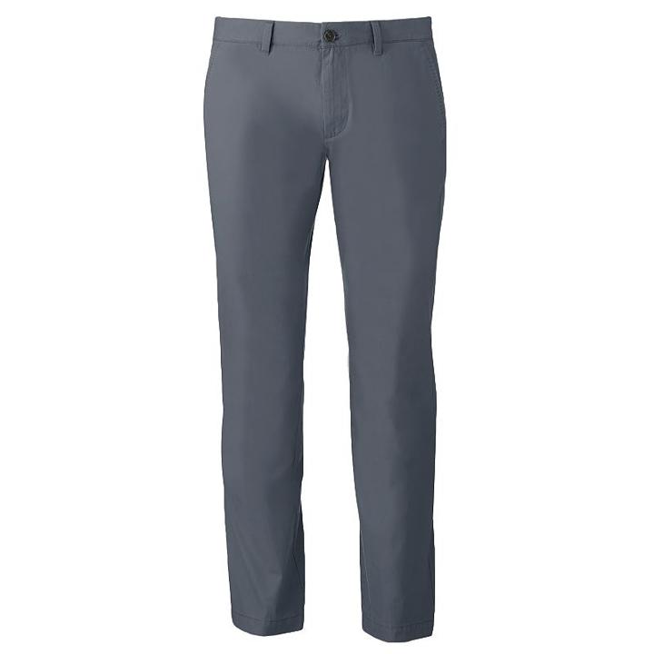 Men's Marc Anthony Slim-fit Twill Pants, Size: 40x36, Grey