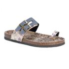 Muk Luks Daisy Women's Sandals, Girl's, Size: 9, Grey