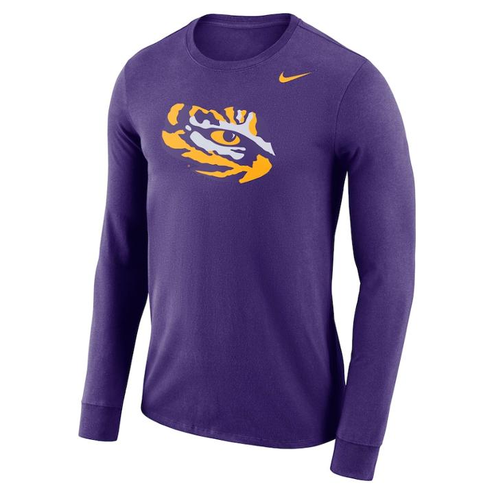 Men's Nike Lsu Tigers Dri-fit Logo Tee, Size: Xxl, Purple
