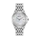 Bulova Women's Diamond Stainless Steel Watch - 96p174, Grey