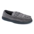 Muk Luks Men's Henry Loafer Slippers, Size: Large, Grey