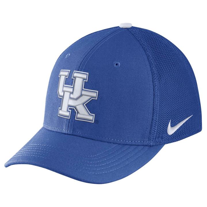Adult Nike Kentucky Wildcats Aerobill Flex-fit Cap, Men's, Blue
